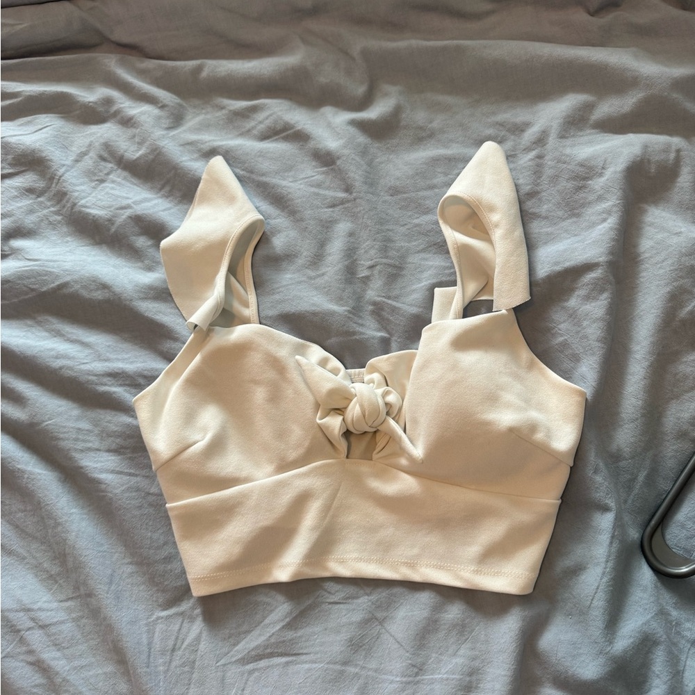 Elegant Cream Women's Top